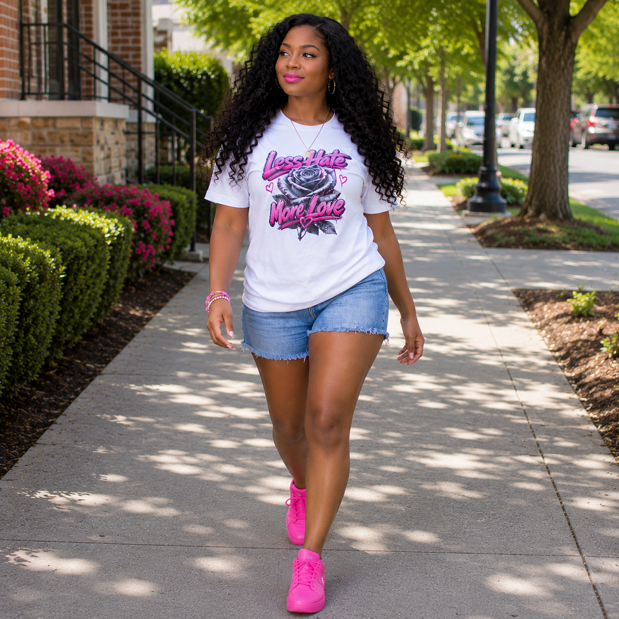 T Shirt- Less Hate, More Love