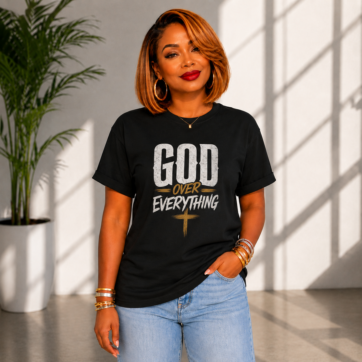 T Shirt- God Over Everything