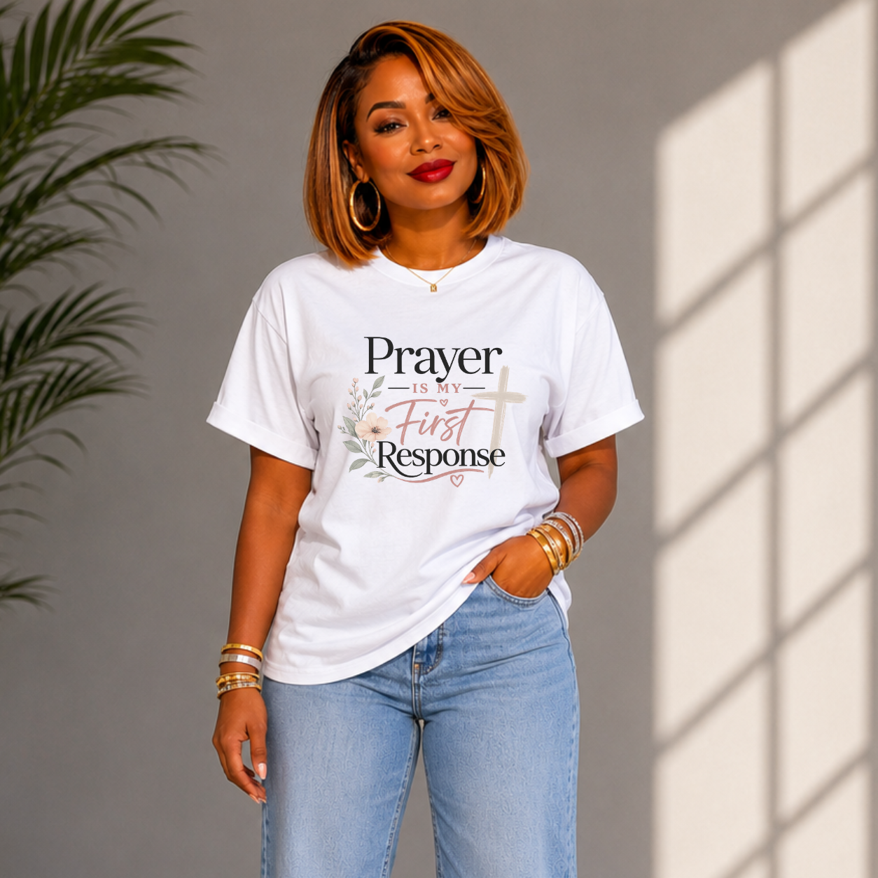 T Shirt- Prayer Is My First Response