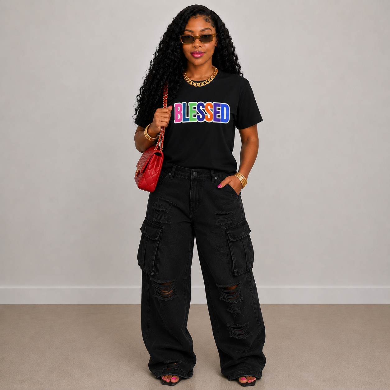 T Shirt- BLESSED