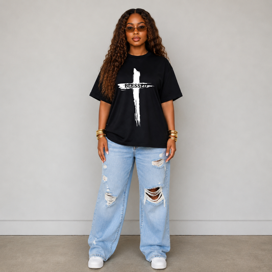 T Shirt- Blessed Cross