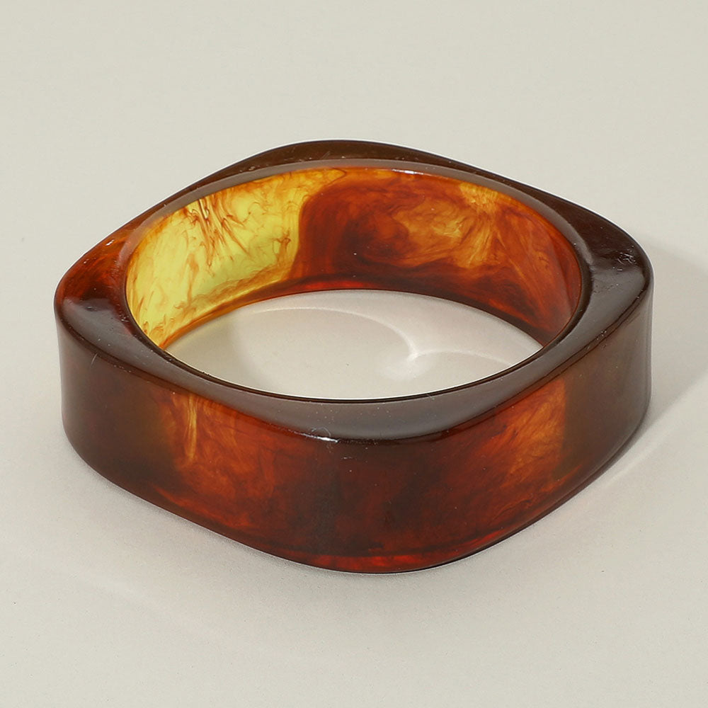Bangles- Chunky Clear Resin Bracelet