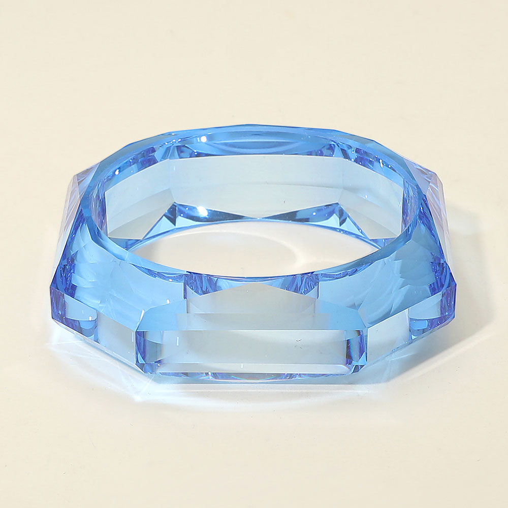Bangles- Miss Geo Clear Resin Bracelet