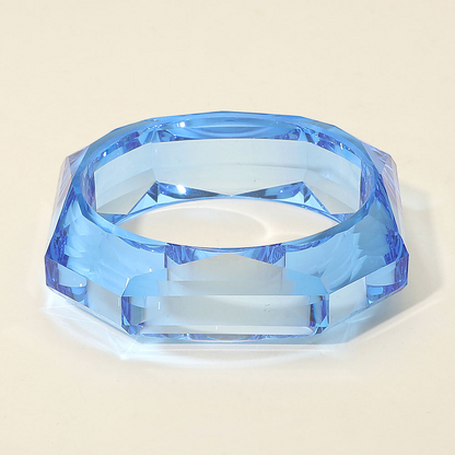 Bangles- Miss Geo Clear Resin Bracelet