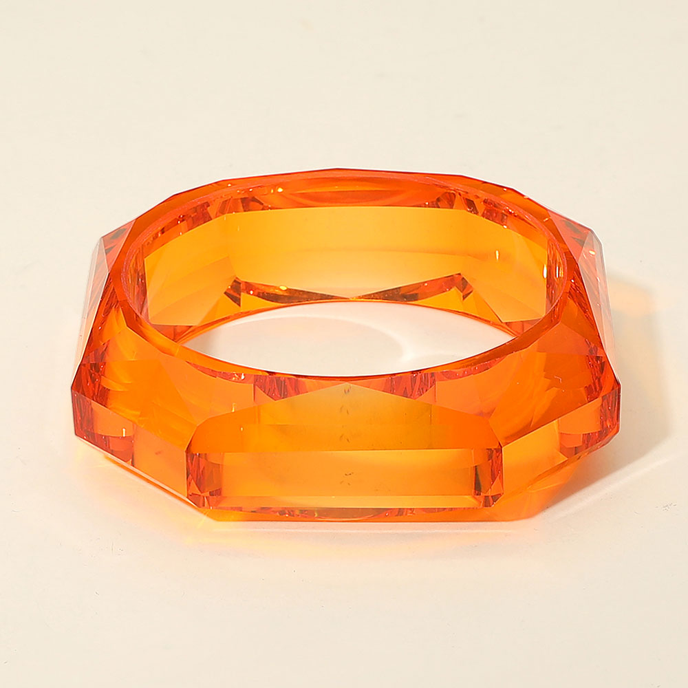 Bangles- Miss Geo Clear Resin Bracelet