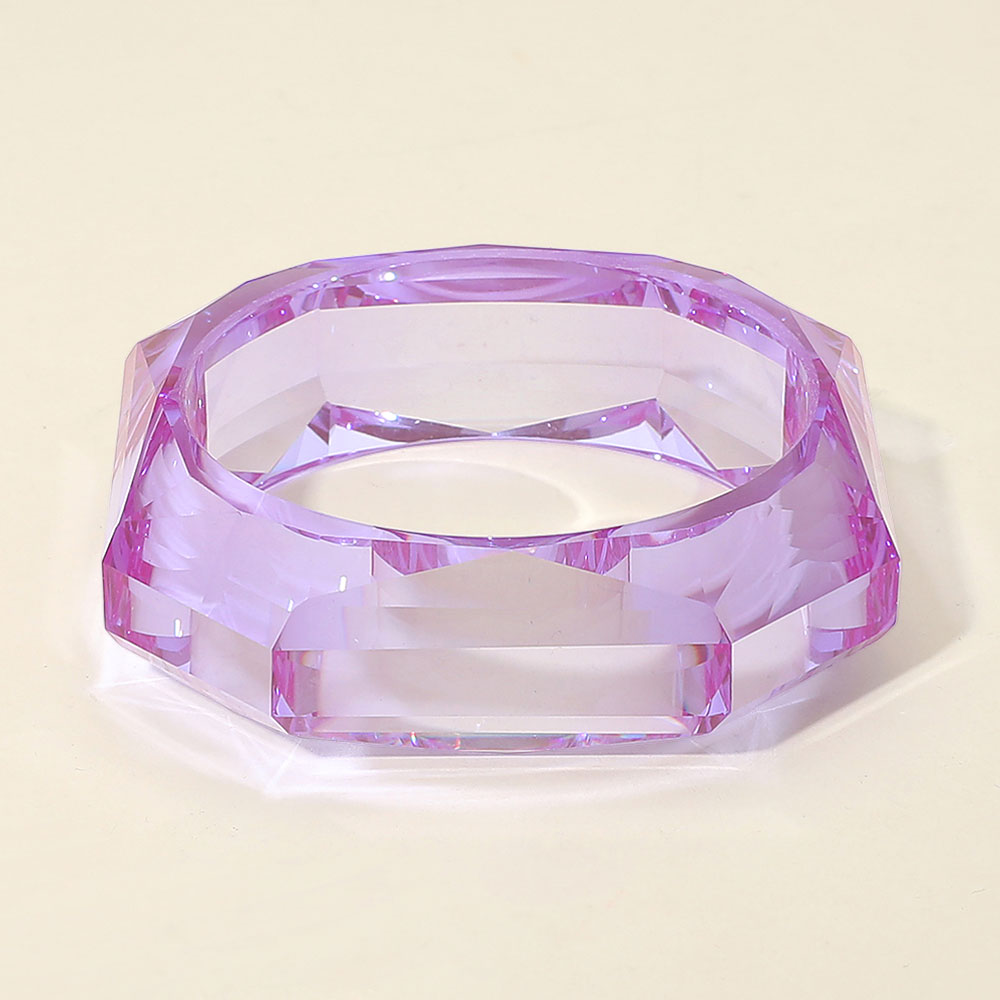 Bangles- Miss Geo Clear Resin Bracelet