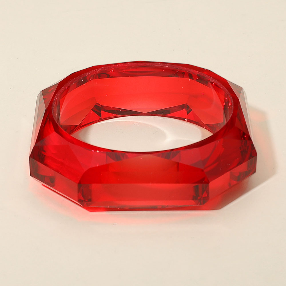 Bangles- Miss Geo Clear Resin Bracelet