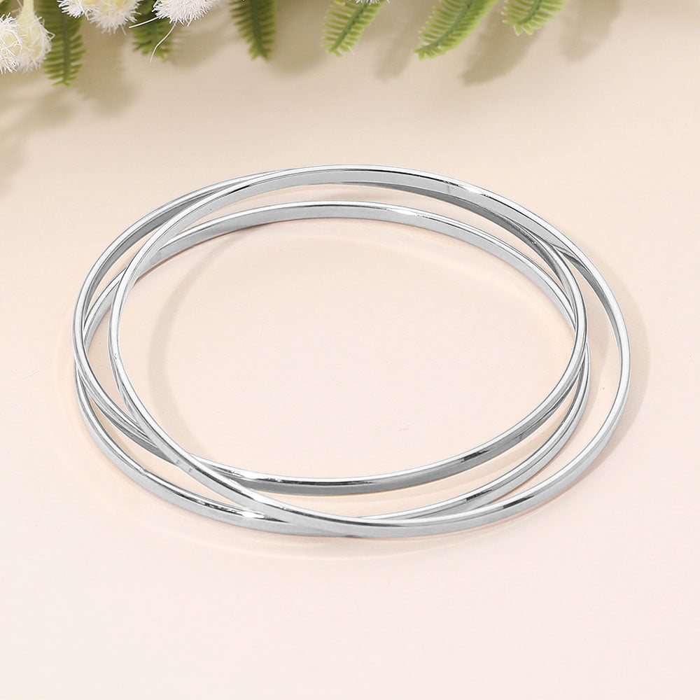 Bangles- The Stainless Steel Slim Set