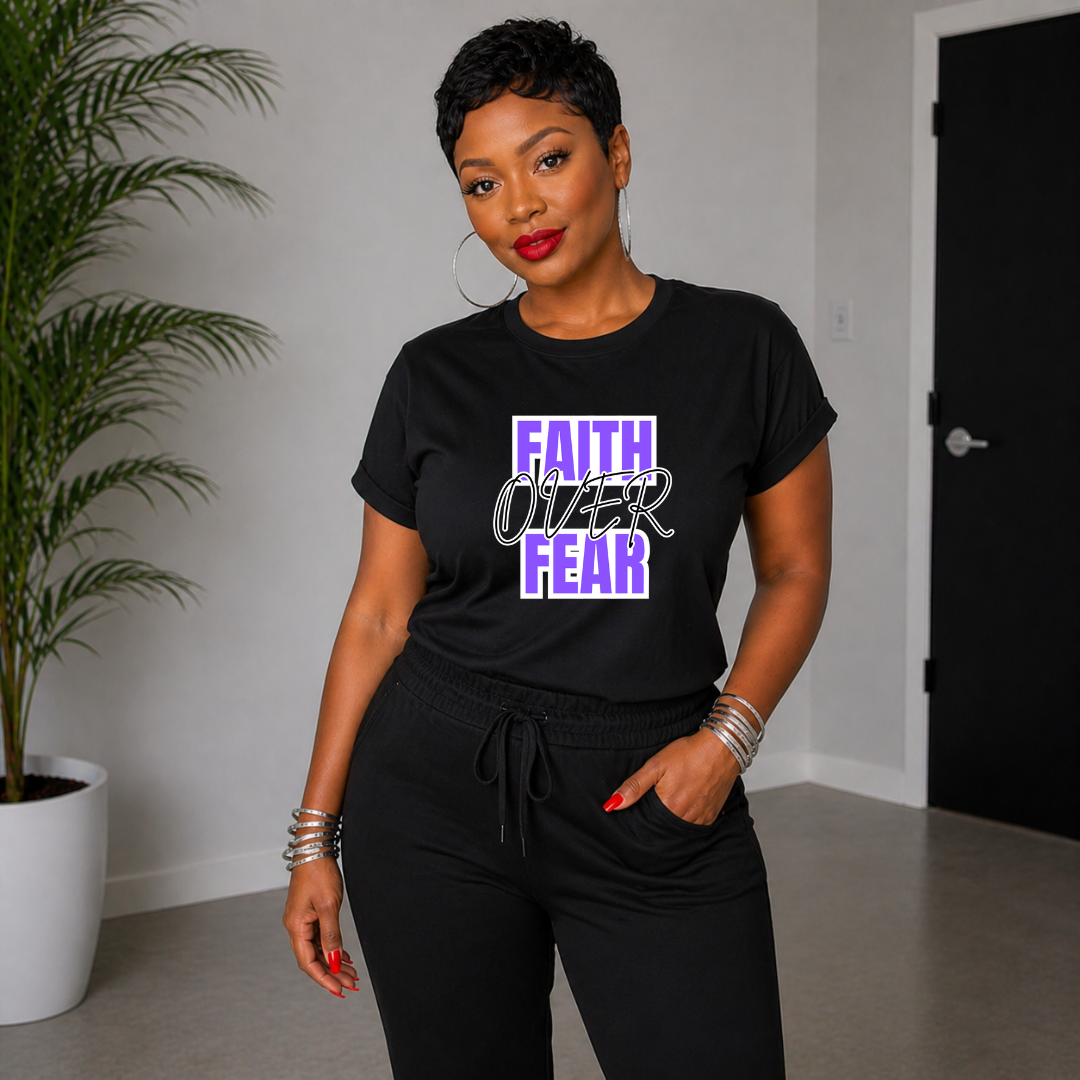 T Shirt- FAITH OVER FEAR